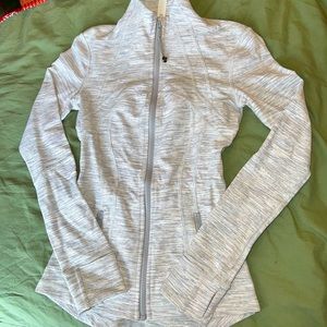 Grey Lululemon size 2 grey fitted jacket